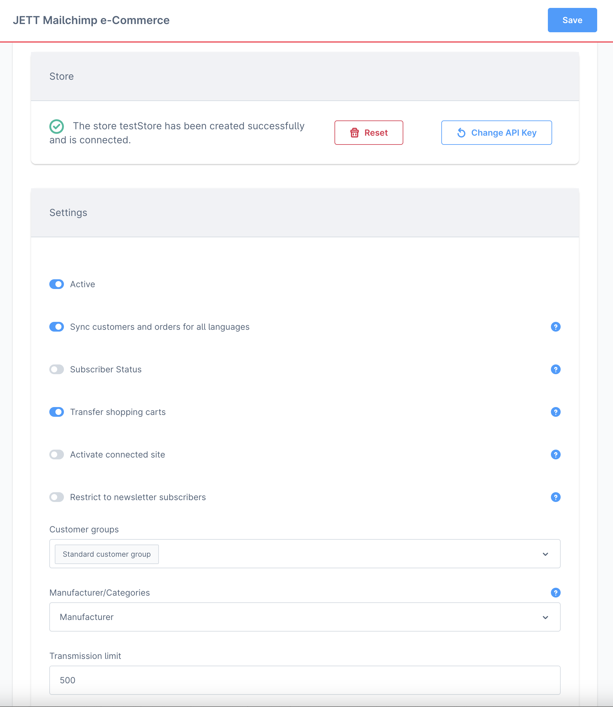 Newsletter Product screenshot